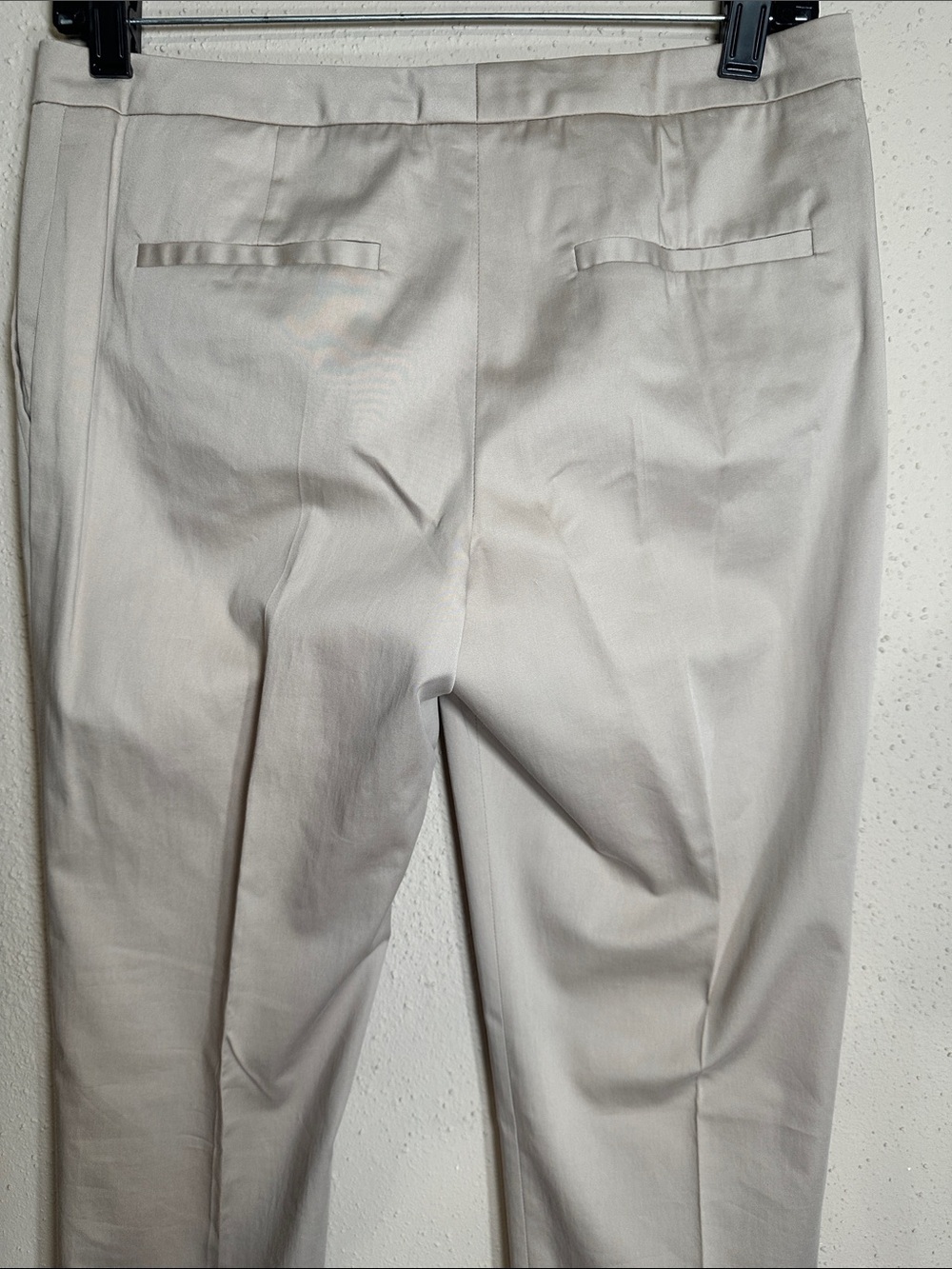 Hugo Boss Women’s Size US 2 Straight Leg Tasana Trouser Pants Light Beige Khaki - Picture 5 of 16